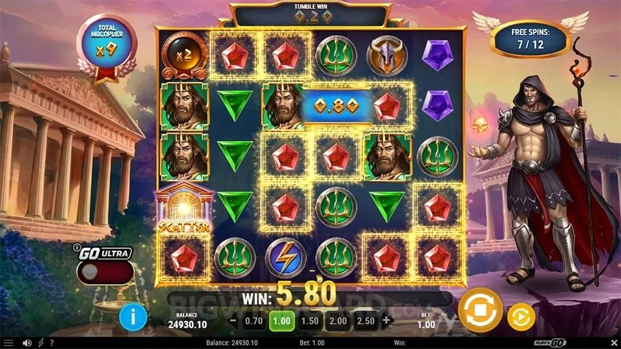 Diverse selection of spintime slot games on a screen with golden accents